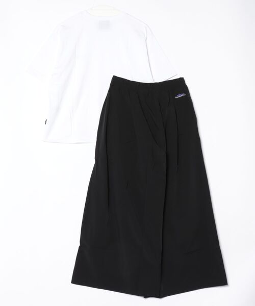 uvカット セットアップ 「THOUSAND MILE」SHORT SLEEVE T-SHIRT＆WIDE PANTS SET レディース_3