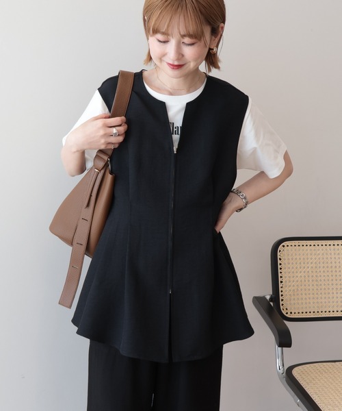 美品 25SS EVERYDAY I LIKE. エブリデイアイライク リネンベスト ジレ 25010500805010 カーキ レディース 古着 中古 USED EVERYDAY I LIKE. 美品 25SS EVERYDAY I LIKE. エブリデイアイライク