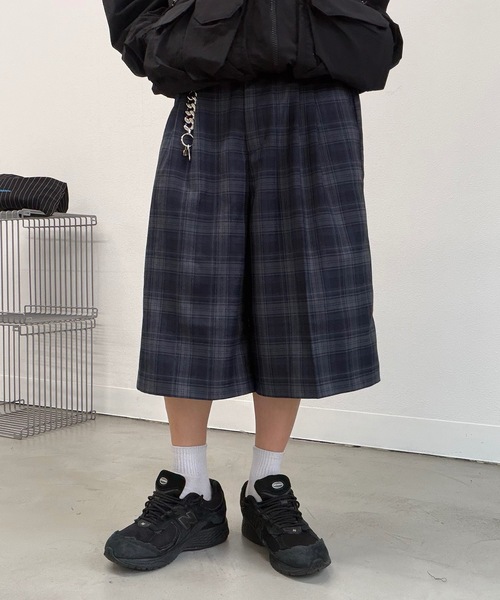 UNDERSTATEMENTs ハーフパンツ ワイドパンツ スラックス 「ユニ