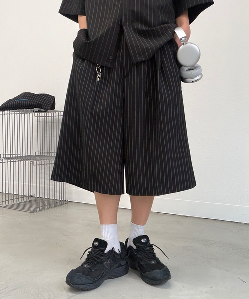 UNDERSTATEMENTs ハーフパンツ ワイドパンツ スラックス 短パン 「ユニ