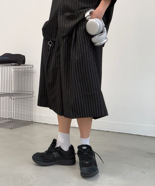 UNDERSTATEMENTs ワイドパンツ ハーフパンツ スラックス 短パン 「ユニ