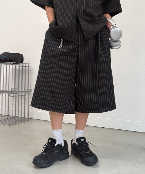 ラテ　他の方はご購入お控えください UNDERSTATEMENTs ハーフパンツ ワイドパンツ スラックス 「ユニ