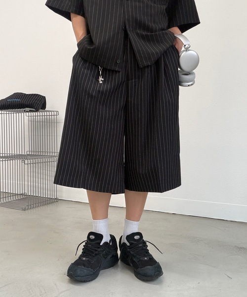 UNDERSTATEMENTs ハーフパンツ ワイドパンツ スラックス 「ユニ