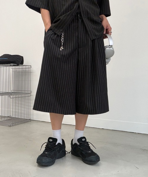 UNDERSTATEMENTs ハーフパンツ ワイドパンツ スラックス 「ユニ