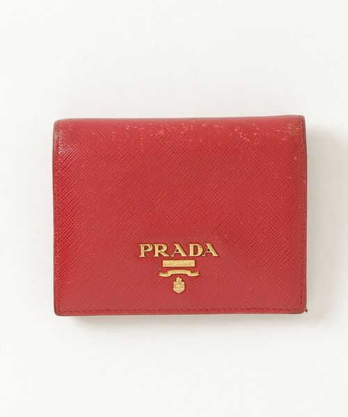 PRADA（プラダ） 財布 - レッド レディース : ZOZOTOWN Yahoo!店 