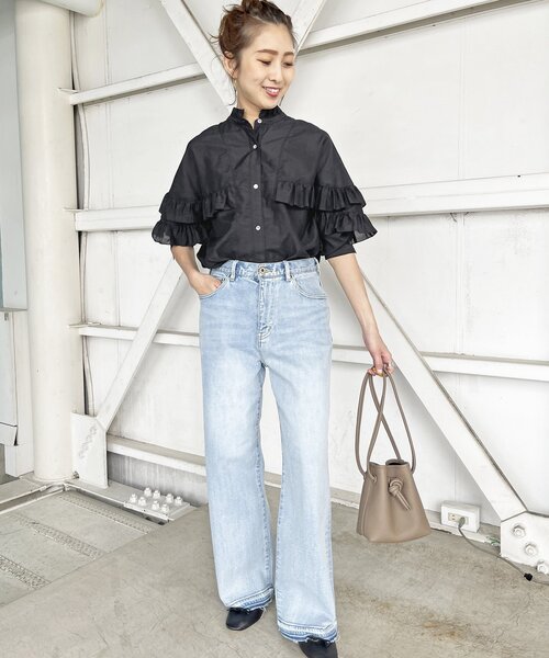 「Spick & Span」 長袖ブラウス FREE グレー レディース_3