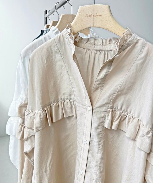 「Spick & Span」 長袖ブラウス FREE グレー レディース_4