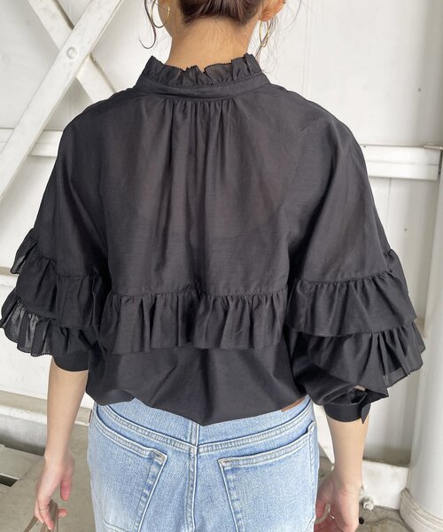 「Spick & Span」 長袖ブラウス FREE グレー レディース_7