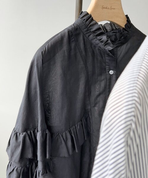 「Spick & Span」 長袖ブラウス FREE グレー レディース_8