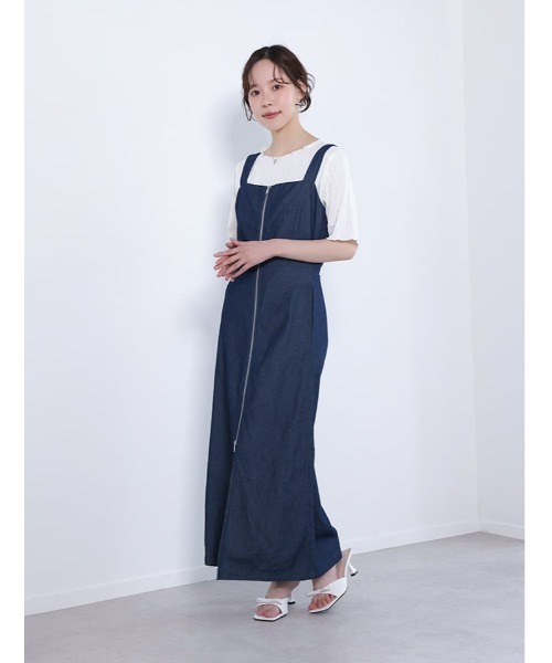 パピリーヒルズ⭐︎ Miss blue pet⭐︎ デニムワンピースセット⭐︎ fifth（フィフス） ワンピース 前開きデニムワンピース : ZOZOTOWN