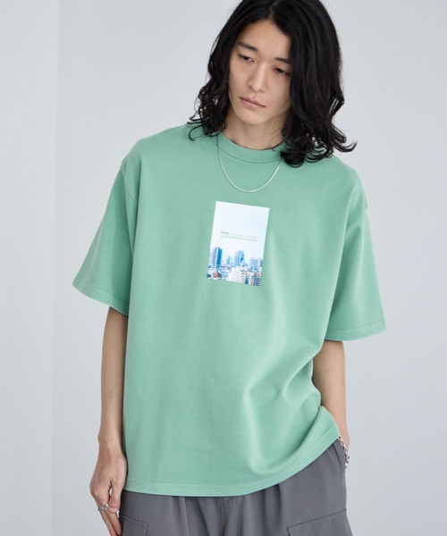RAGEBLUE（レイジブルー） tシャツ Pigment Photo Print T-Shirt