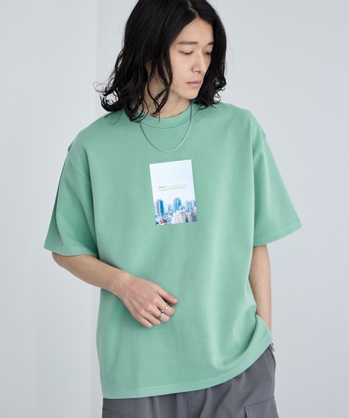 RAGEBLUE（レイジブルー） tシャツ Pigment Photo Print T-Shirt