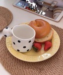 タンブラー ぽってりドット柄マグカップの詳細画像1