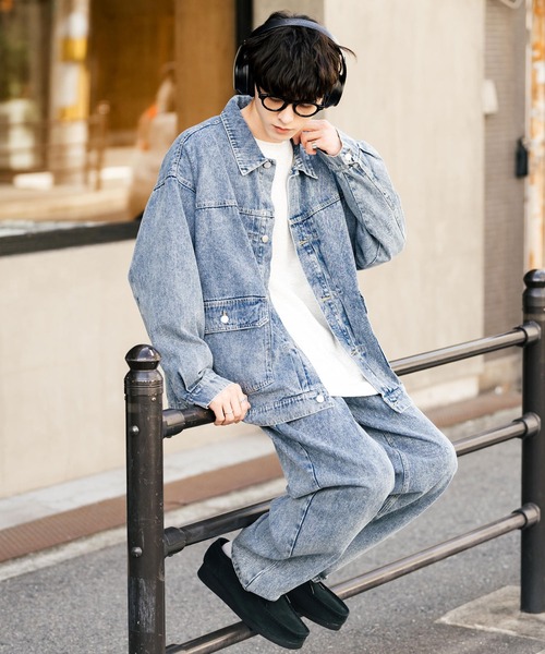 「Rocky Monroe」 セットアップ M ワンウォッシュ メンズ_画像7
