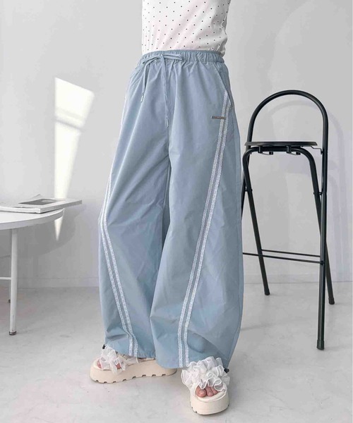 AS KNOW AS（アズノゥアズ） ワイドパンツ カーゴパンツ 裾ドロスト