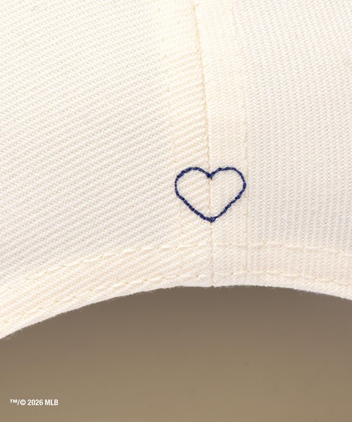 【BASICKS】Newera ニューエラ ドジャースキャップ ハート刺繍入り BASICKS（ベイシックス） ドジャース ニューエラ キャップ 帽子