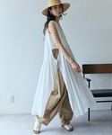 ワンピース サイドリボンレイヤードワンピースの詳細画像3