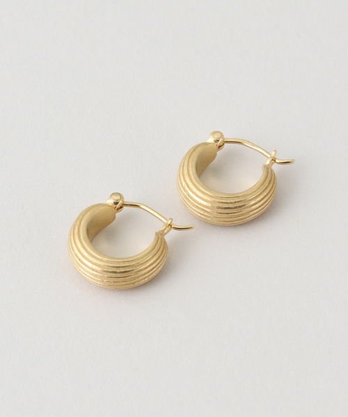 ピアス OCUCCI/オクチ Pierce Hoop-stripe ピアス レディースの画像