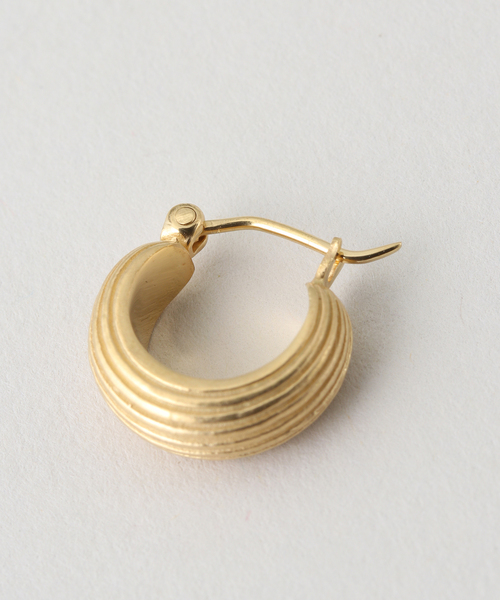 ピアス OCUCCI/オクチ Pierce Hoop-stripe ピアス レディースの画像