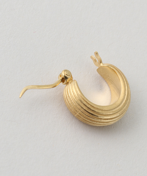ピアス OCUCCI/オクチ Pierce Hoop-stripe ピアス レディースの画像