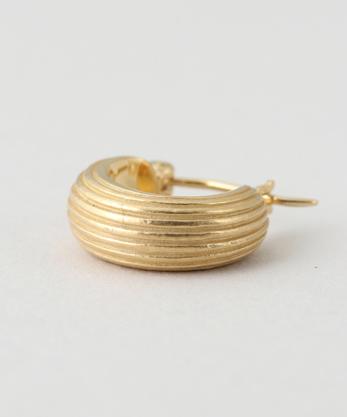 ピアス OCUCCI/オクチ Pierce Hoop-stripe ピアス レディースの画像