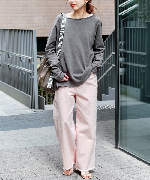 「Spick & Span」 長袖カットソー FREE ホワイト レディース_画像5