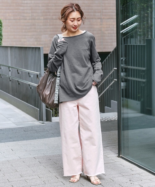 「Spick & Span」 長袖カットソー FREE ホワイト レディース_画像7