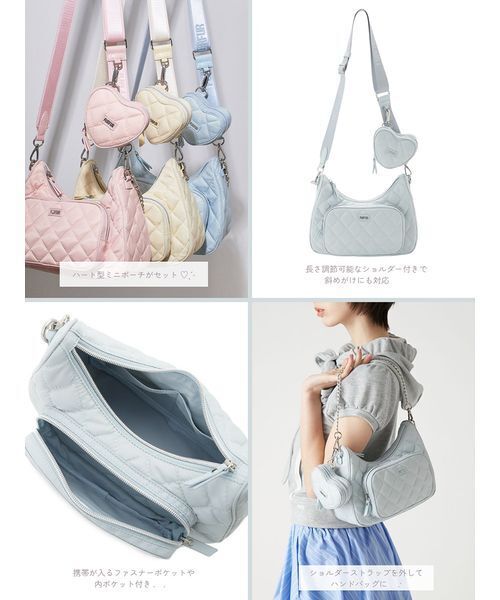 FURFUR（ファーファー） ショルダーバッグ バッグ 2SET撥水ナイロン