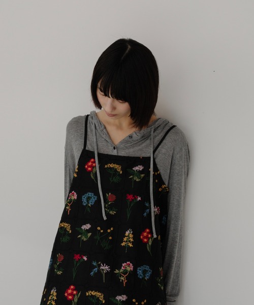 美品 ジュンヤワタナベコムデギャルソン 花柄刺繍 ドット キャミソール S duei（デュイ） キャミソール フラワー刺繍キャミソール : ZOZOTOWN