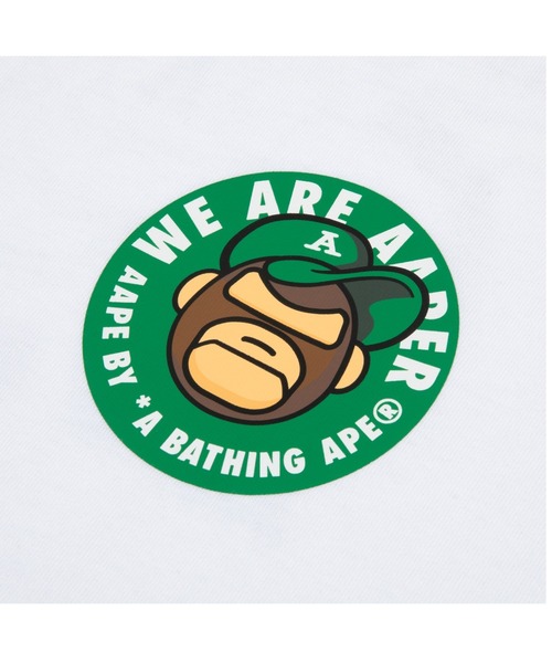 「AAPE BY A BATHING APE」 半袖Tシャツ LARGE グレー系その他2 メンズ_画像7