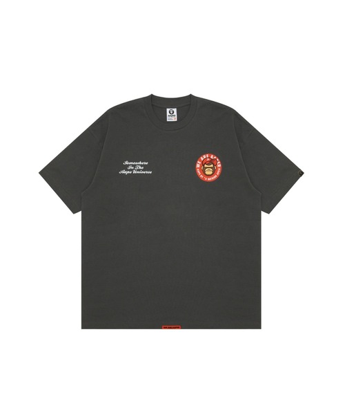 「AAPE BY A BATHING APE」 半袖Tシャツ LARGE グレー系その他2 メンズ_画像9