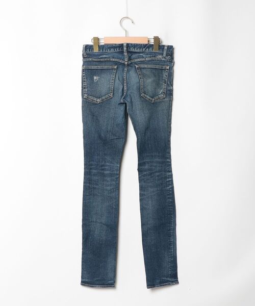 「LOUNGE LIZARD」 スキニーデニムパンツ 1 ブルー メンズ_画像2