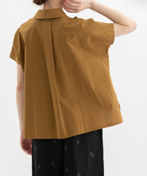 nop de nod（ノップドゥノッド） ブラウス シャツ 半袖 Rondeフレンチ