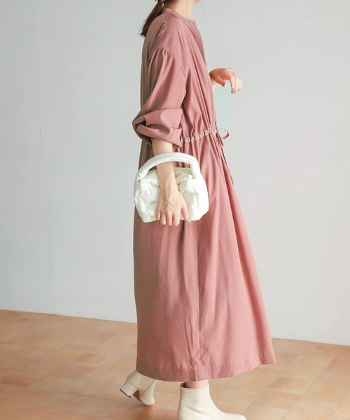 「URBAN RESEARCH DOORS」 長袖ワンピース MEDIUM ブラウン レディース_画像5