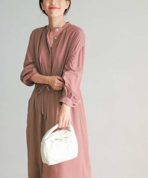 「URBAN RESEARCH DOORS」 長袖ワンピース MEDIUM ブラウン レディース_画像7