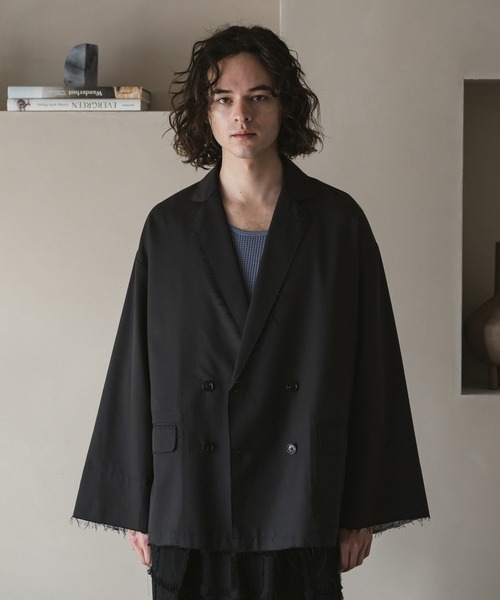 「Casper John」 テーラードジャケット X-SMALL ネイビー メンズ_画像6