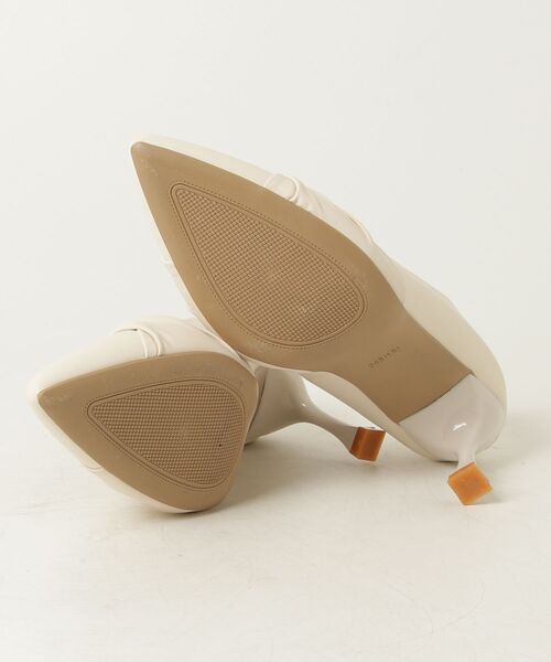 「Miniministore」 パンプス 24.5cm ホワイト レディース_画像3