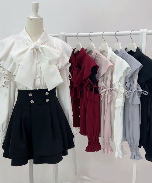 「DearMyLoveRose」 長袖ブラウス LARGE ホワイト レディース_画像4