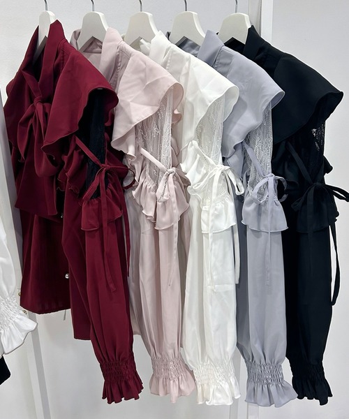 「DearMyLoveRose」 長袖ブラウス LARGE ホワイト レディース_画像9