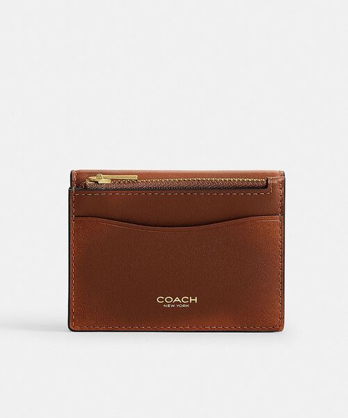 COACH レディース三つ折財布（バッグ、小物素材：本革、レザー）｜財布