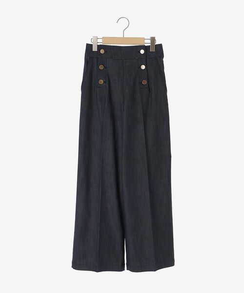 「le.coeur blanc」 パンツ 36 ネイビー レディース_画像2