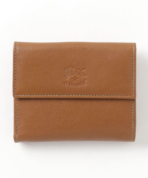 二つ折り財布 財布 IL BISONTE / ORIGINAL LEATHER / ウォレット レディース メンズの画像