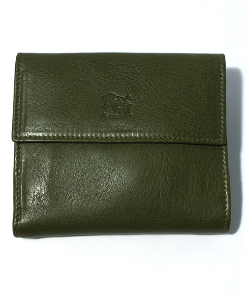 二つ折り財布 財布 IL BISONTE / ORIGINAL LEATHER / ウォレット レディース メンズの画像