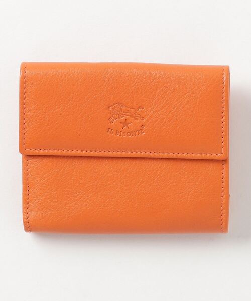 二つ折り財布 財布 IL BISONTE / ORIGINAL LEATHER / ウォレット レディース メンズの画像