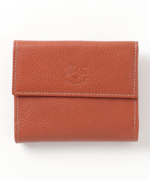 二つ折り財布 財布 IL BISONTE / ORIGINAL LEATHER / ウォレット レディース メンズの画像