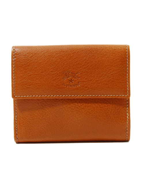二つ折り財布 財布 IL BISONTE / ORIGINAL LEATHER / ウォレット レディース メンズの画像