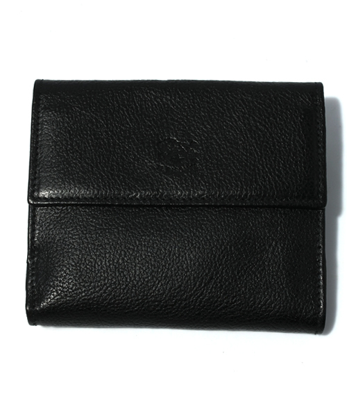 二つ折り財布 財布 IL BISONTE / ORIGINAL LEATHER / ウォレット レディース メンズの画像