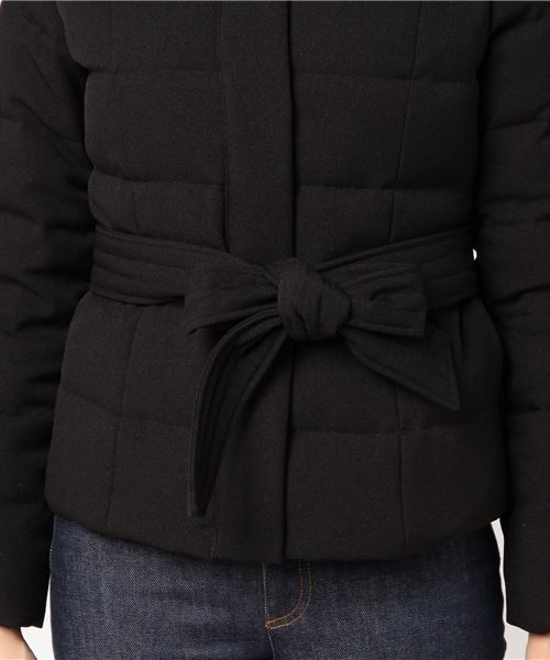 ダウン ダウンジャケット フォックスファーショートダウンコート Viaggio ポリエステル100％