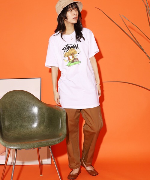 すぐにお届け♪ STUSSY Something's Cookin' Tシャツ STUSSY tシャツ Tシャツ STUSSY/ステューシー SOMETHING'S