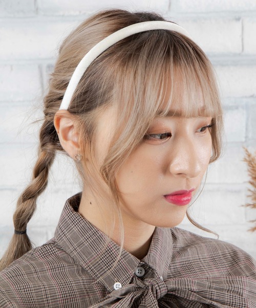 送料無料 新品 カチューシャ Wego ベロア細カチューシャ231円 Aynaelda Com